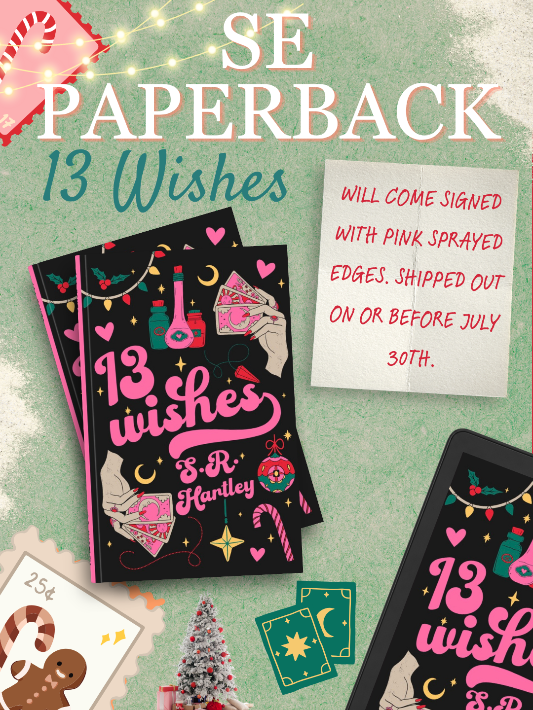 Special Edition 13 Wishes-Pink Sprayed Edges - Image 8